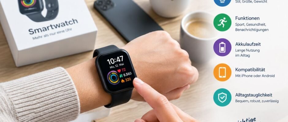 Smartwatch kaufen: Worauf es bei Design, Funktionen und Alltagstauglichkeit ankommt
